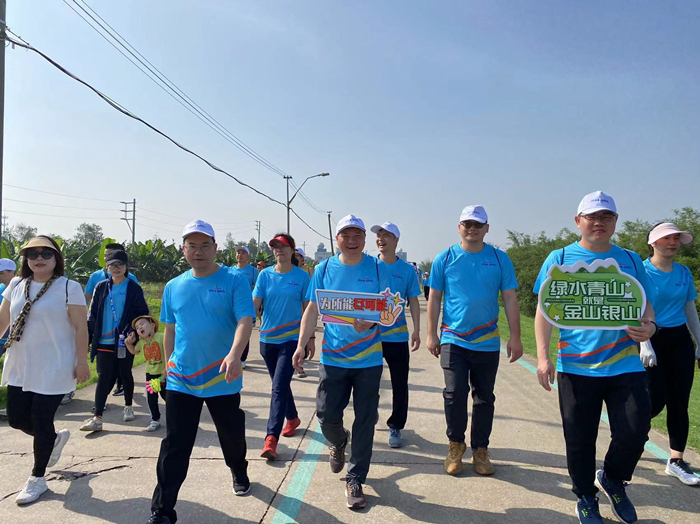 共倡议齐践行！绿色低碳为勒流徒步添色