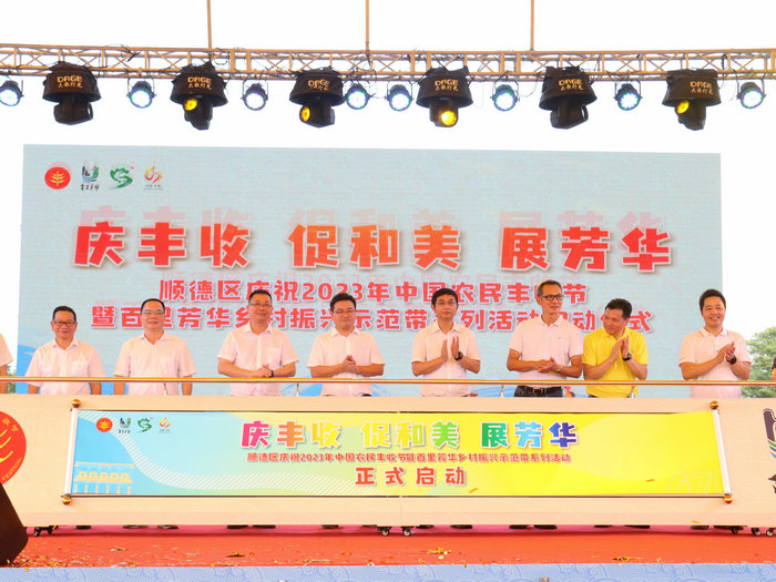 打卡伦教百里芳华，看顺德“三农”丰收图景
