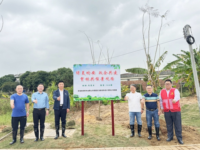 政企合力造绿，为均安“百千万工程”添上绿美底色