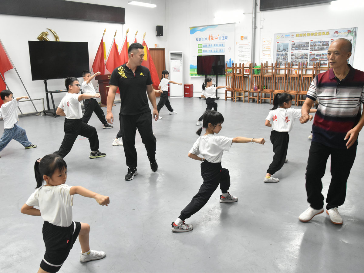 三代传承，陈村潭洲村侠家拳计划申请非遗