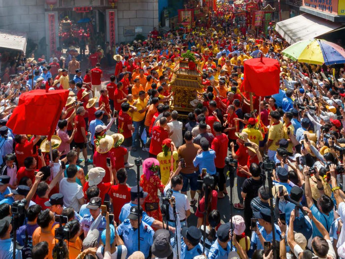 均安“关帝侯王出游”座宫日有“亿”点热热热闹