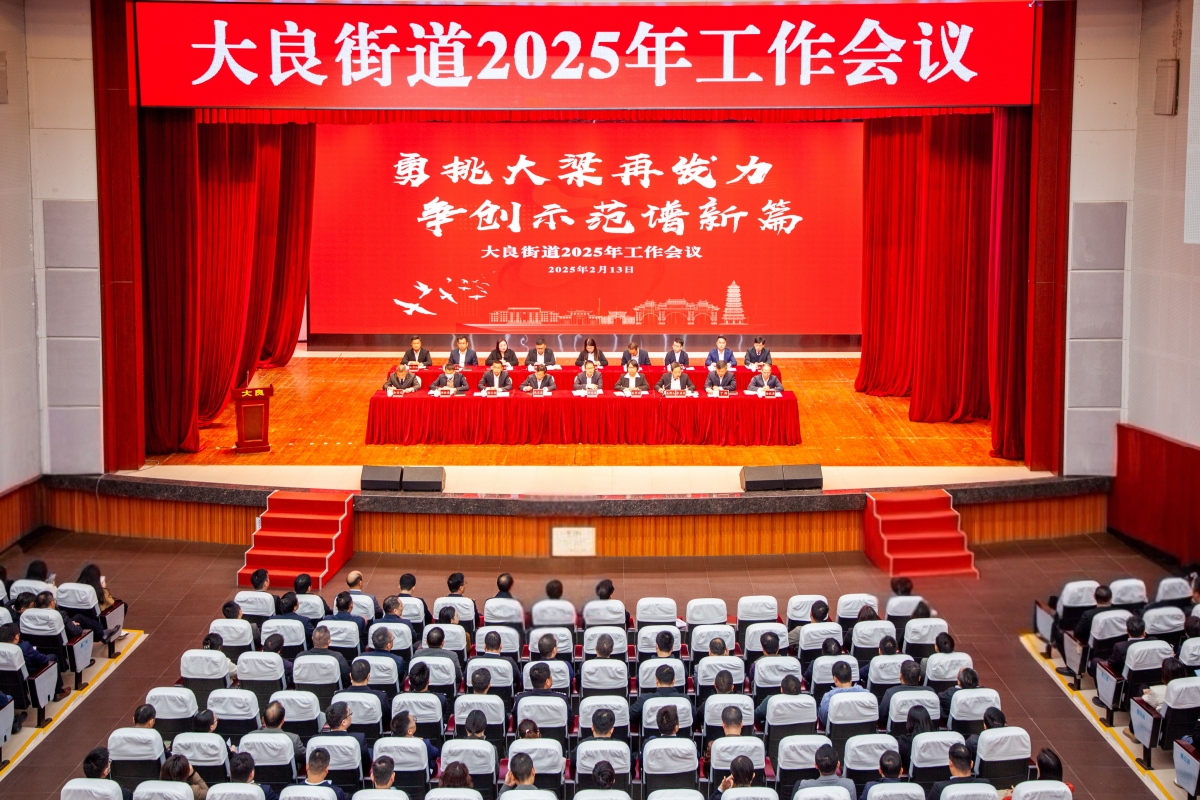 勇挑大梁，争创示范！大良街道召开2025年工作会议