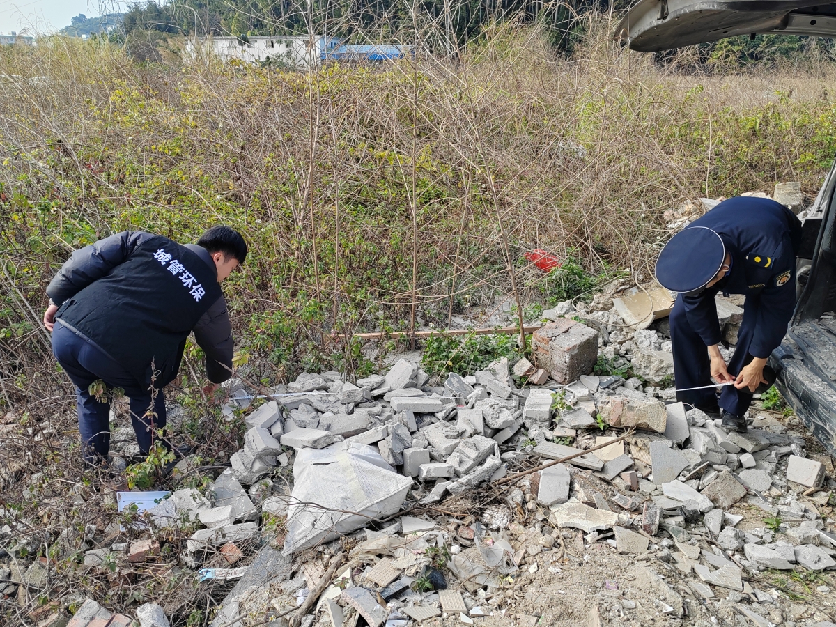 促环境提升！大良整治建筑垃圾乱倒行为
