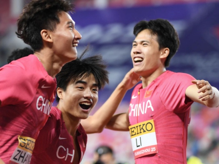 刷新全国记录！顺德“小飞人”梁宝棠携队友直通世锦赛