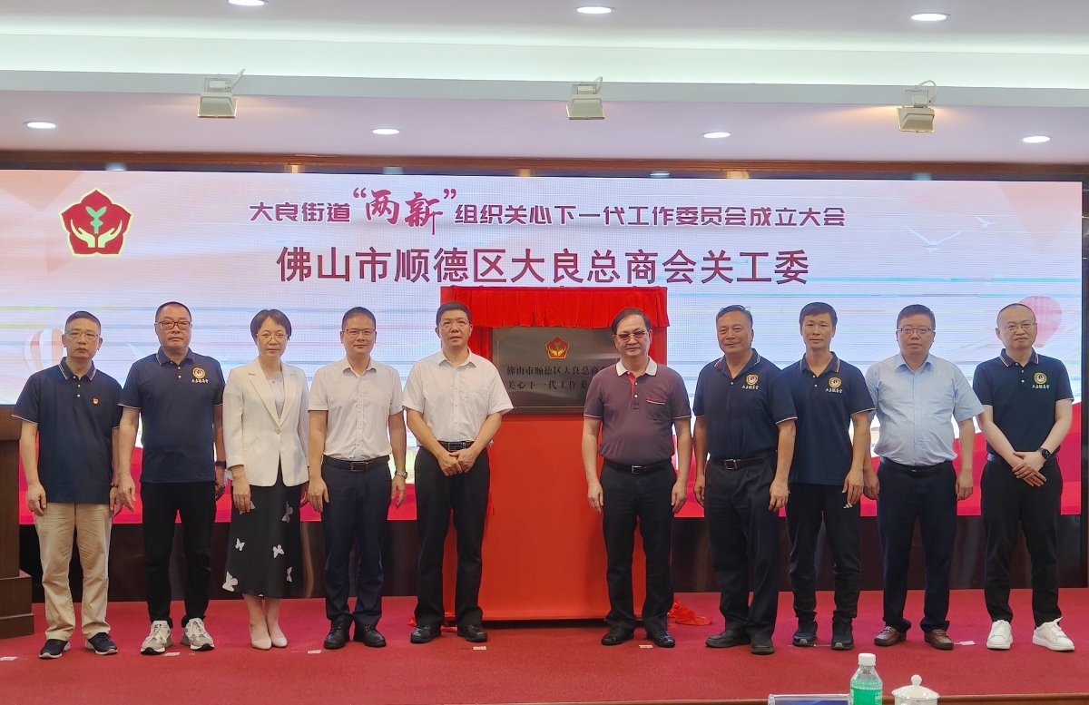 大良102家“两新”组织关工委集中授牌